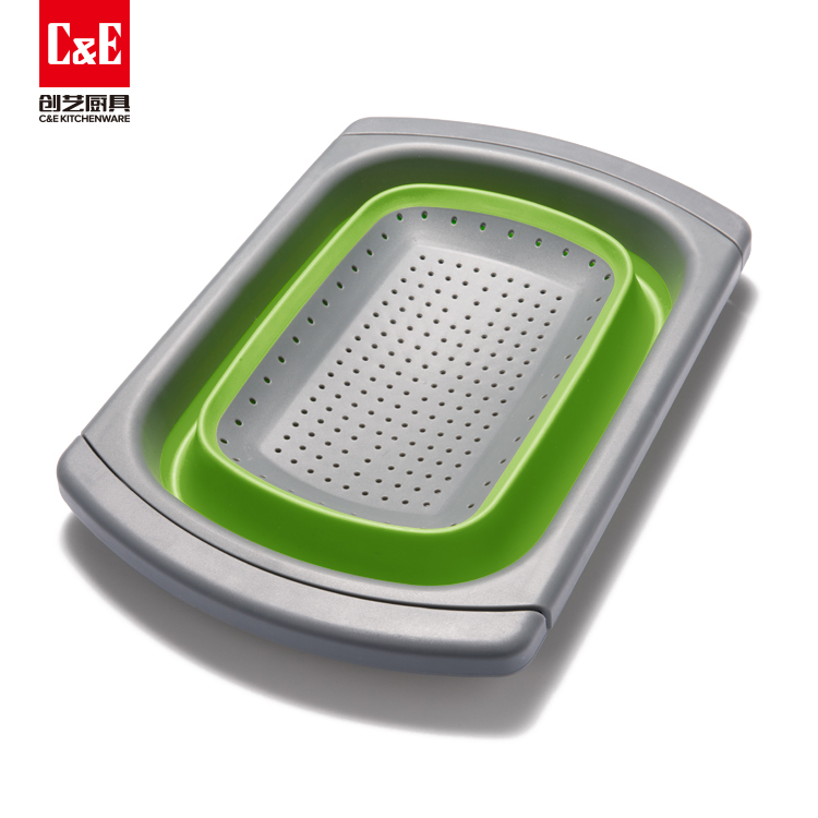 C&E Kitchenware Fold the drain basket