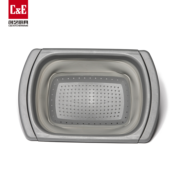C&E Kitchenware Fold the drain basket